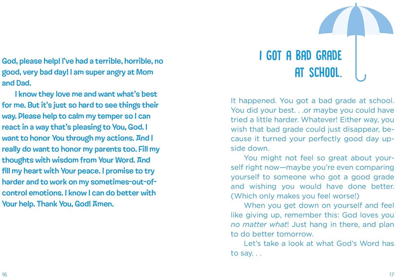 The Bible Promise Book for Bad Days: Inspiration and Encouragement for Kids Paperback by Jean Fischer