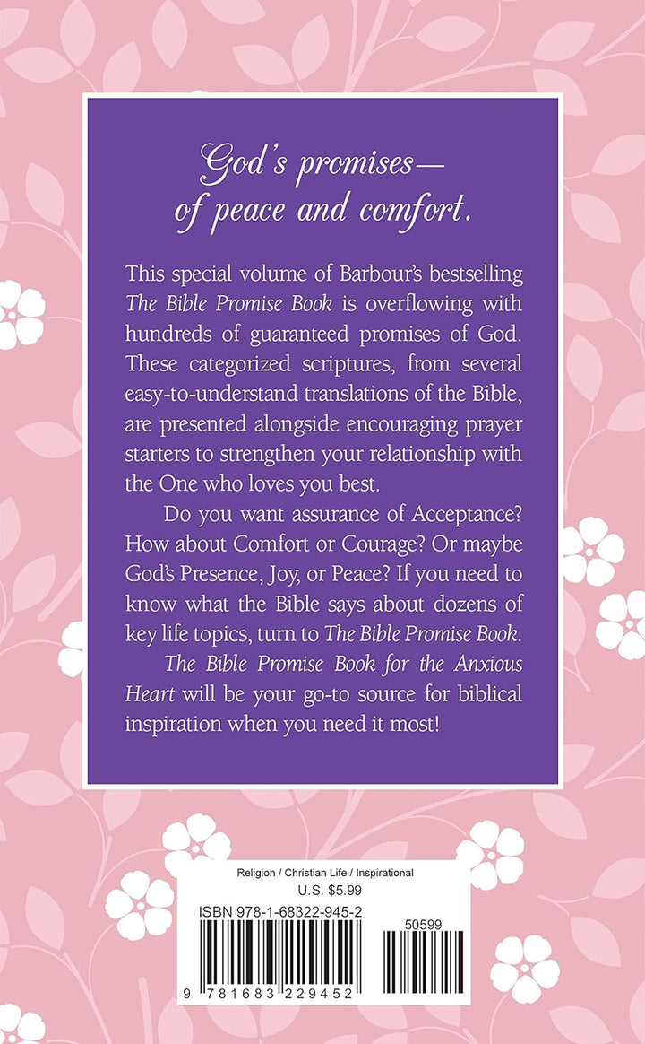 The Bible Promise Book for the Anxious Heart Paperback