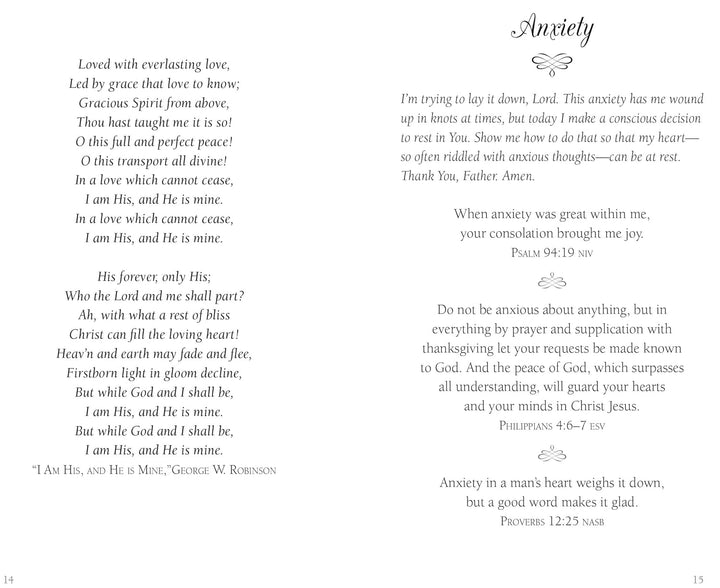 The Bible Promise Book for the Anxious Heart Paperback