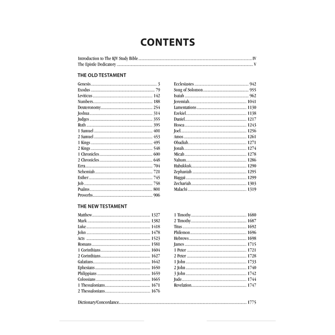 The KJV Study Bible - Large Print - Indexed [Teal Inlay] (King James Bible) Imitation Leather – Large Print