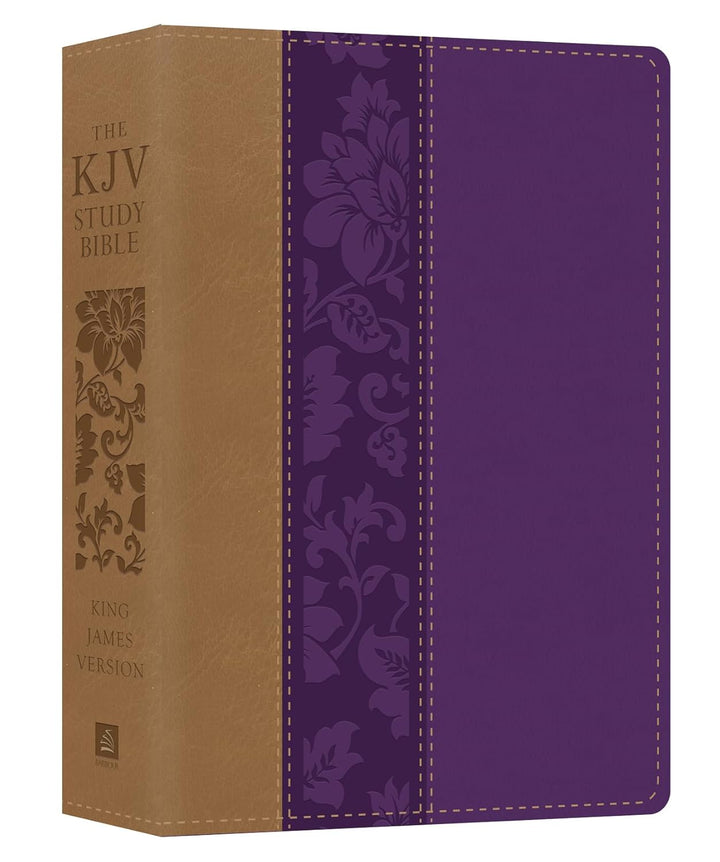 The KJV Study Bible - Large Print [Violet Floret]
