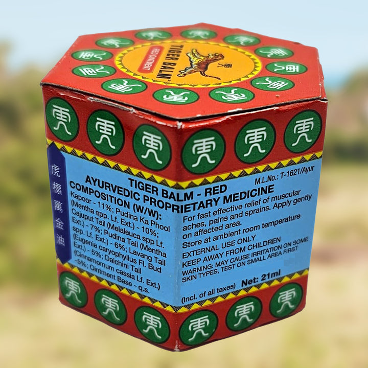 Original Tiger Balm Red 21ml - Ointment for relief of neck, shoulder and other joint pain