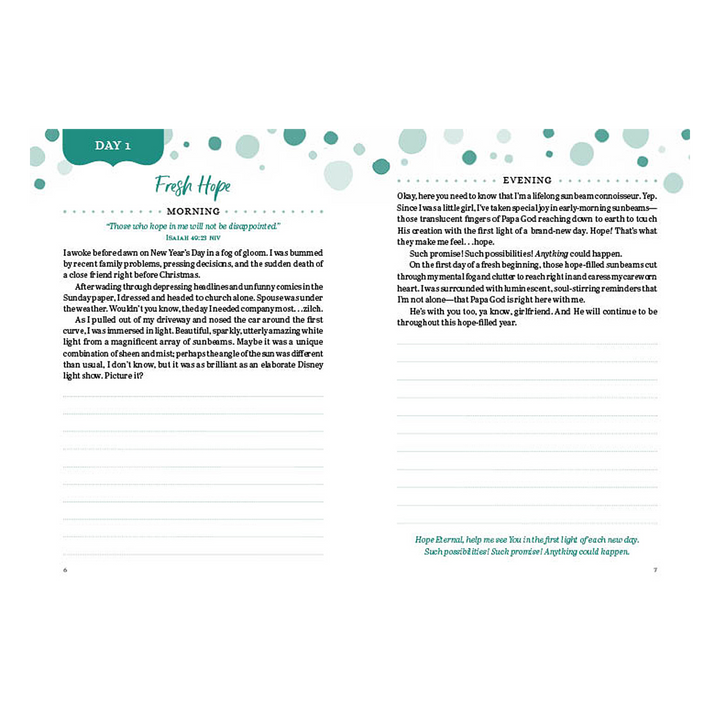 Too Blessed to Be Stressed: A Morning &amp; Evening Devotional Journal