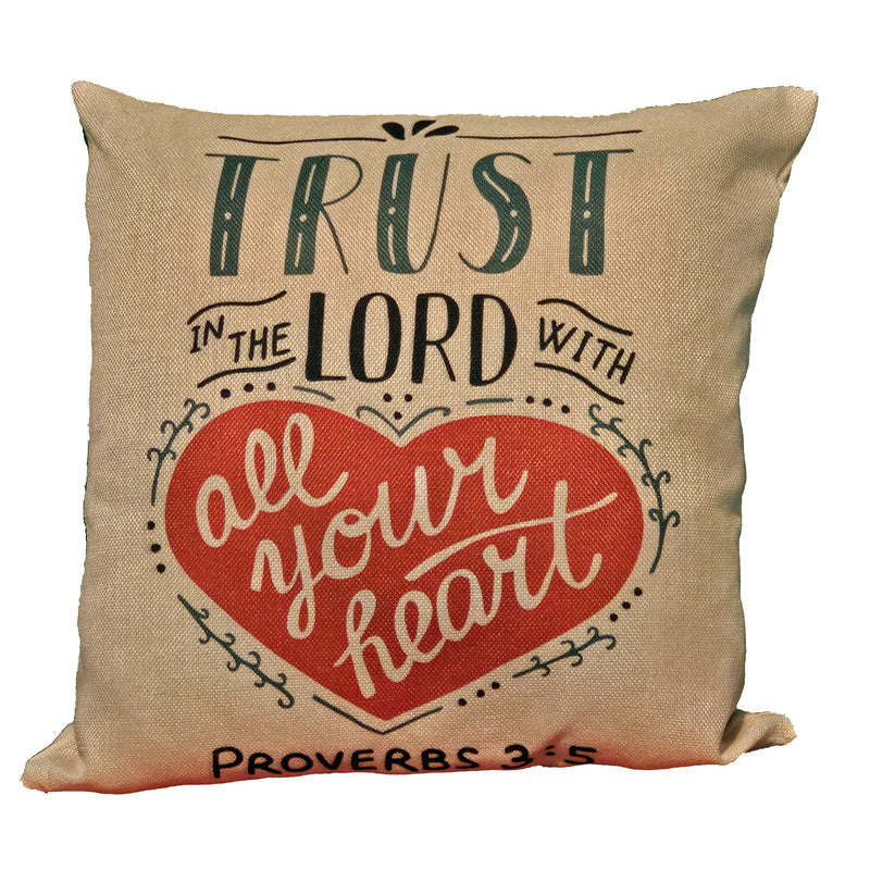 Trust in the Lord Square Pillow