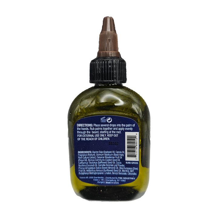 Difeel MENS Ultra Growth Basil and Castor Beard Oil 2.5 oz.