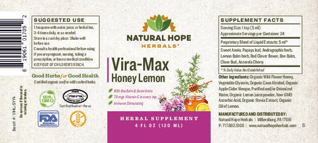 Vira-Max Honey Lemon Syrup