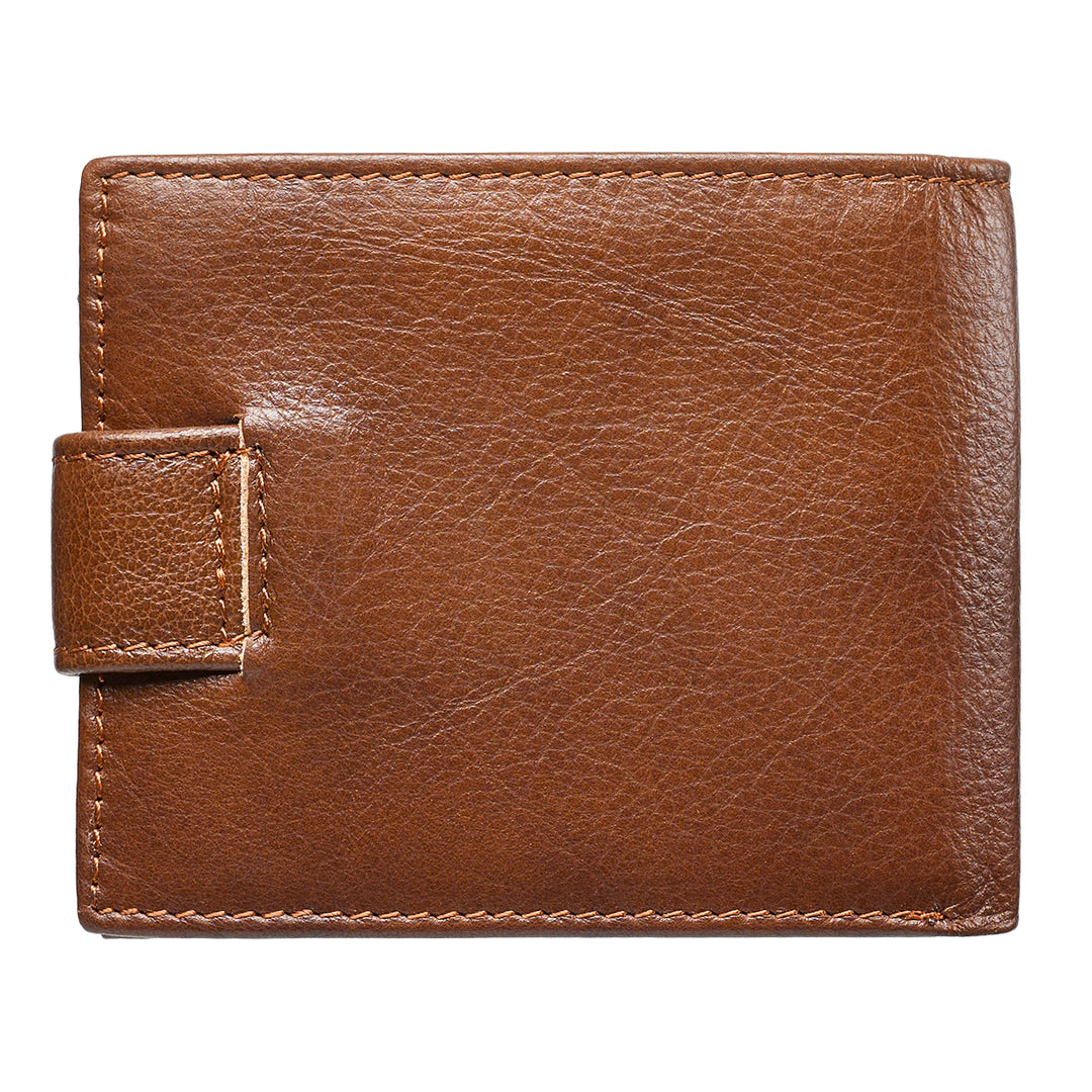 I Know the Plans Timber Spice Brown Genuine Leather Wallet with Brass Inlay - Jeremiah 29:11