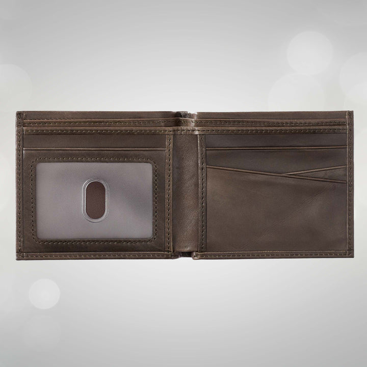 With God All Things Are Possible Brown Genuine Leather Wallet - Matthew 19:26 (Copy)