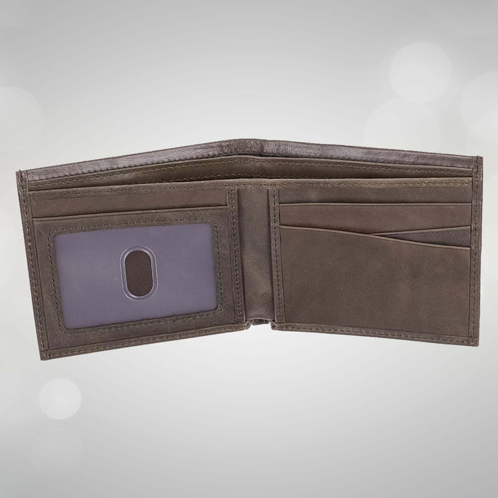 With God All Things Are Possible Brown Genuine Leather Wallet - Matthew 19:26 (Copy)