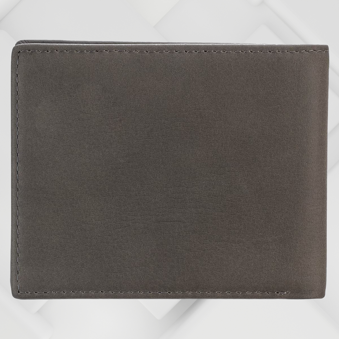 Salt Of The Earth Gray Genuine Leather Wallet