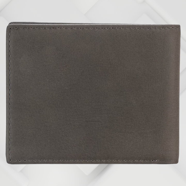 Salt Of The Earth Gray Genuine Leather Wallet