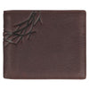 Crown of Thorns Espresso Brown Genuine Leather Wallet
