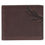 Crown of Thorns Espresso Brown Genuine Leather Wallet