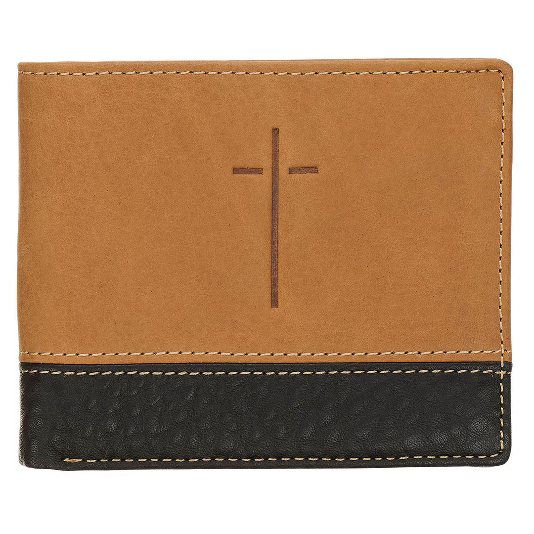 Cross Camel Tan and Espresso Full-grain Leather Wallet