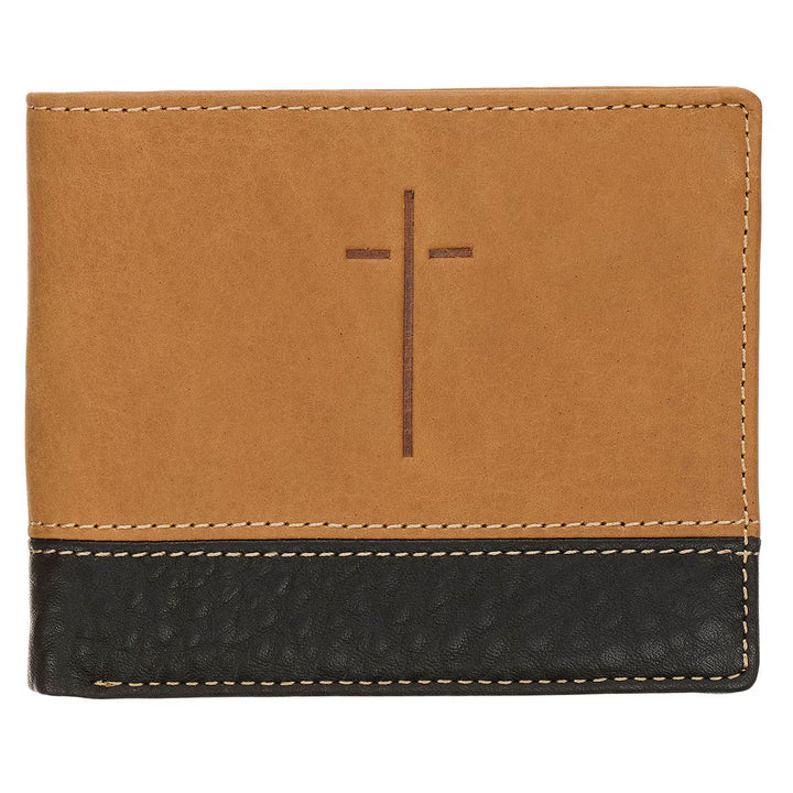 Cross Camel Tan and Espresso Full-grain Leather Wallet
