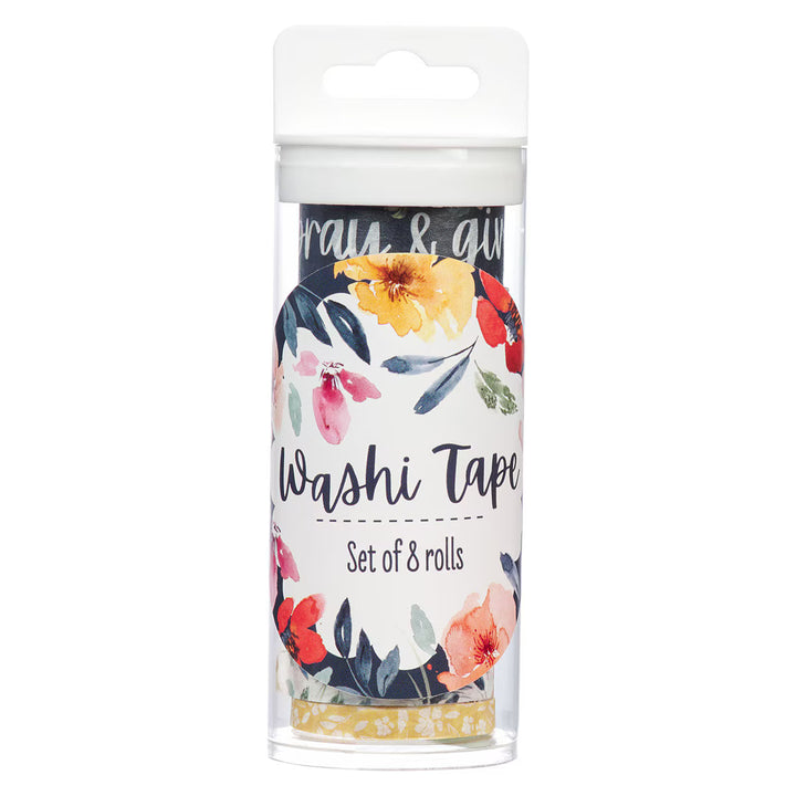 Give Thanks Always Washi Tape Set - 1 Thessalonians 5:16-17