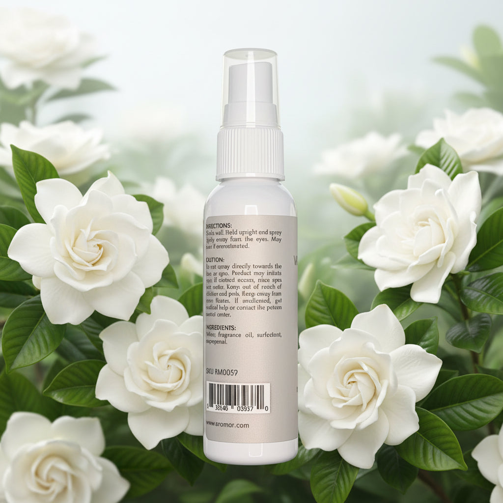 White Gardenia Room Mist Soothing Calming Fragrance Spray 2 Fl Oz