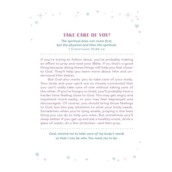 Your Sleep Will Be Sweet (Teen Girls): 200 Nighttime Devotions for a Teen Girl&