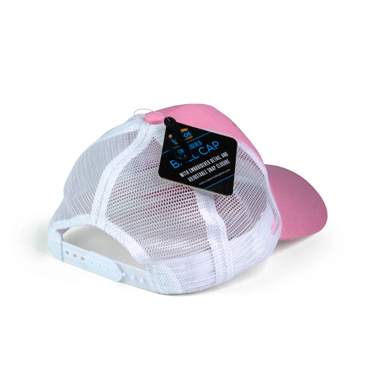 Ball Cap - Cross, John 3:16 - Pink and White