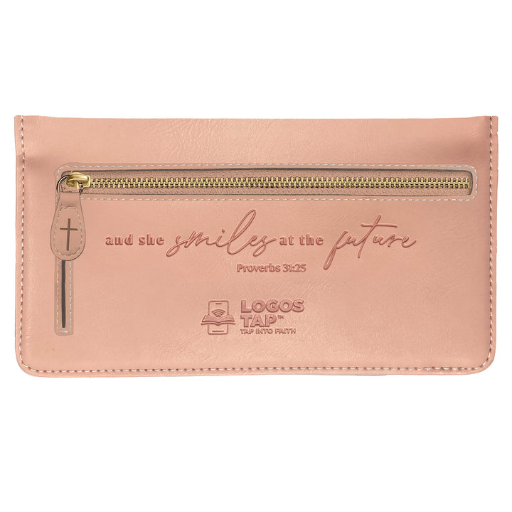 She is Strong, Proverbs 31:25 - Logos Tap Slim Wallet