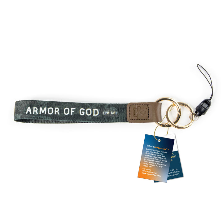Armor of God, Eph 6:11 - Logos Tap Wrist Lanyard Keychain