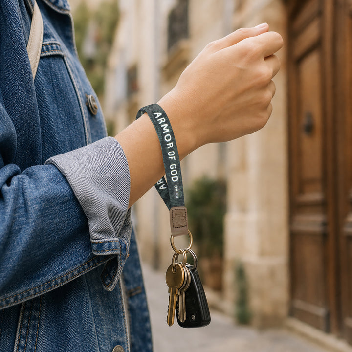 Armor of God, Eph 6:11 - Logos Tap Wrist Lanyard Keychain