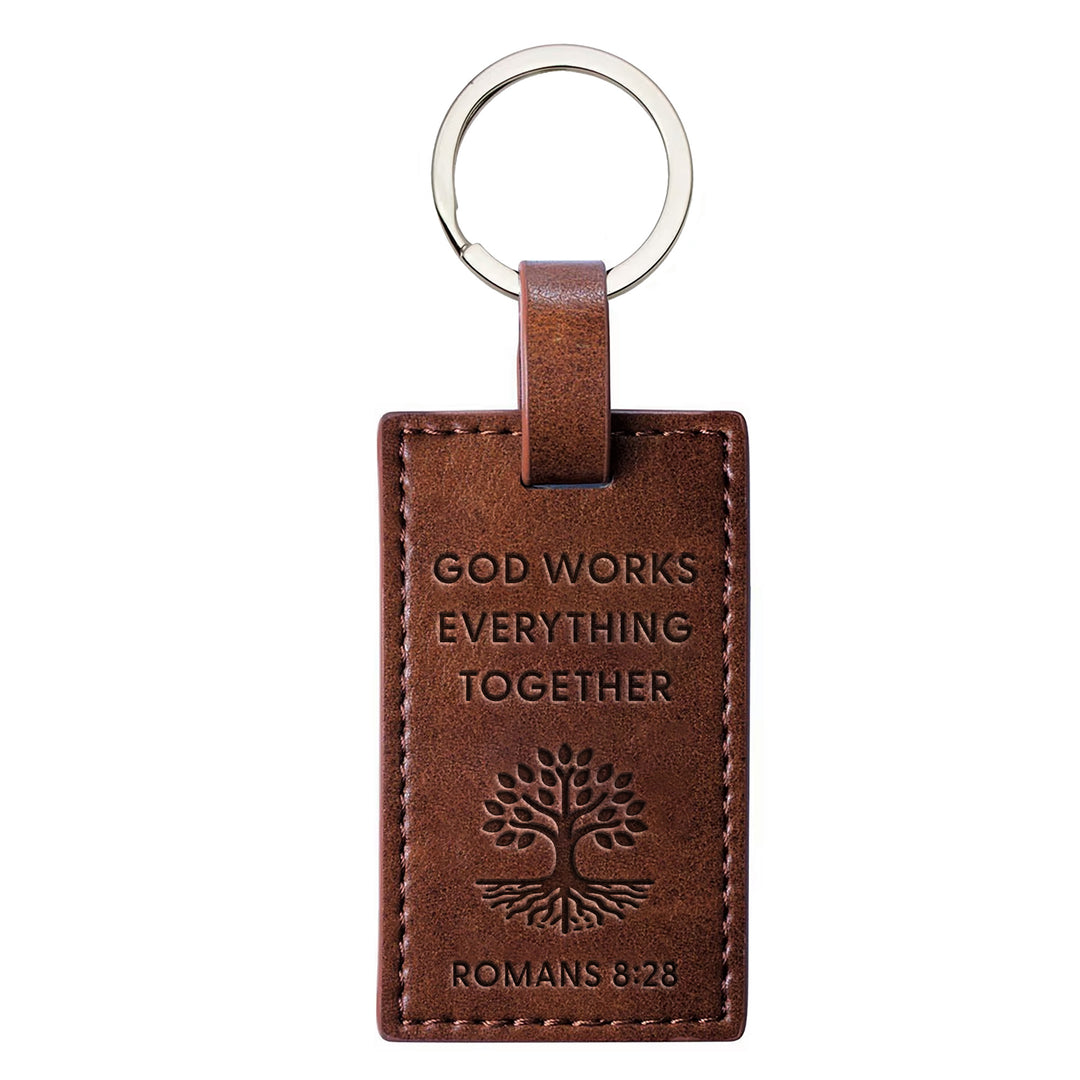 God Works, Romans 8:28 - Logos Tap Keychain