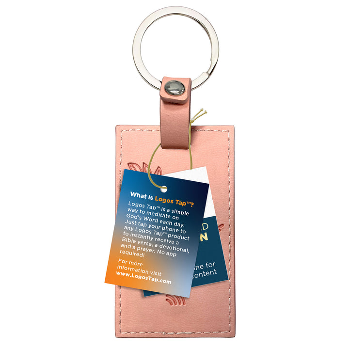 She is Strong, Proverbs 31:25 - Logos Tap Keychain