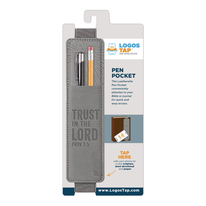 Trust in the Lord, Prov 3:5 - Logos Tap Pen Pocket