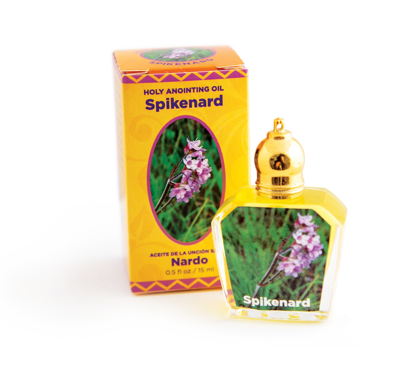 Spikenard Holy Land Anointing Oil from Israel, 1/2 oz Roller Bottle from Jerusalem
