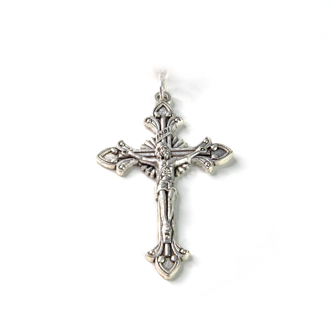 Mother of Pearl Catholic Rosary, Holy Family (Outside) Medal