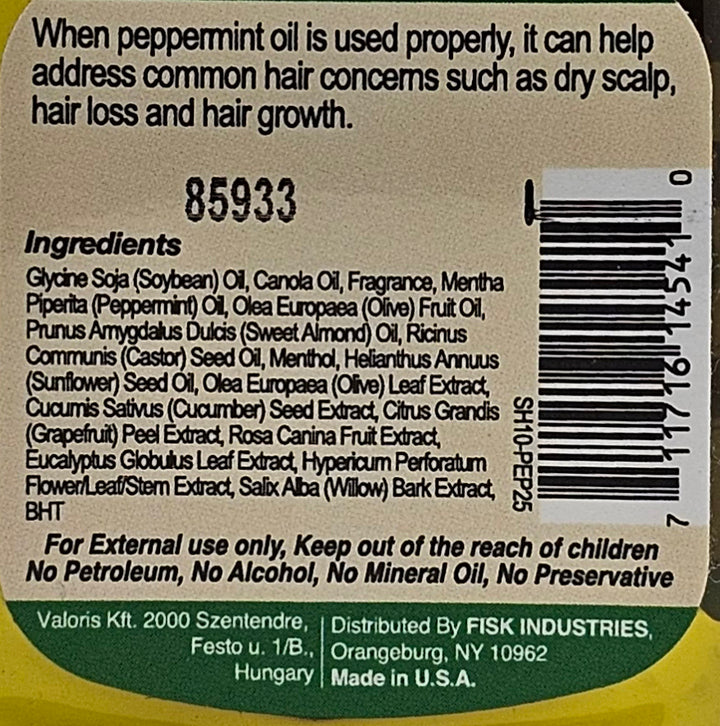 DIFEEL HAIR OIL - PEPPERMINT OIL 2.5 OZ.