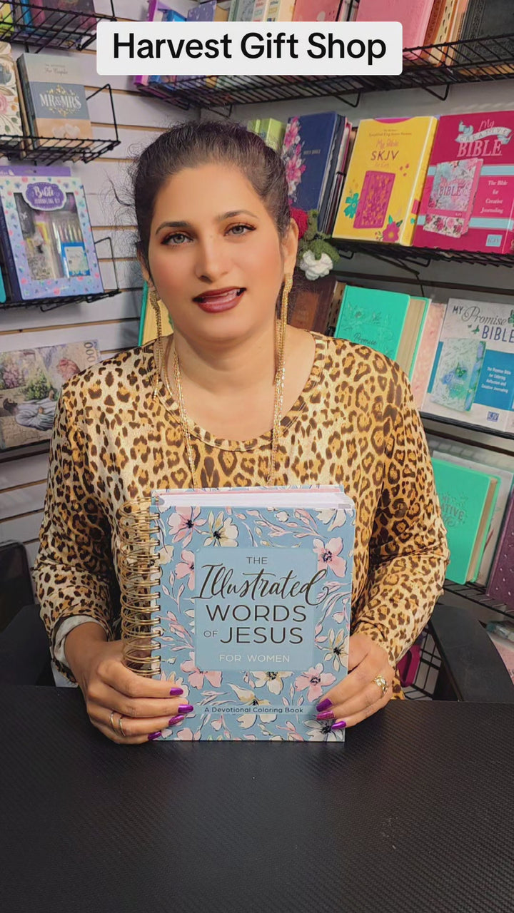 The Illustrated Words of Jesus for Women Coloring Devotional by Carolyn Larsen