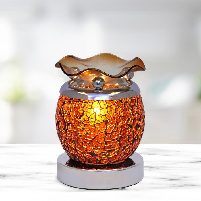 Mosaic Brown Oil Warmer