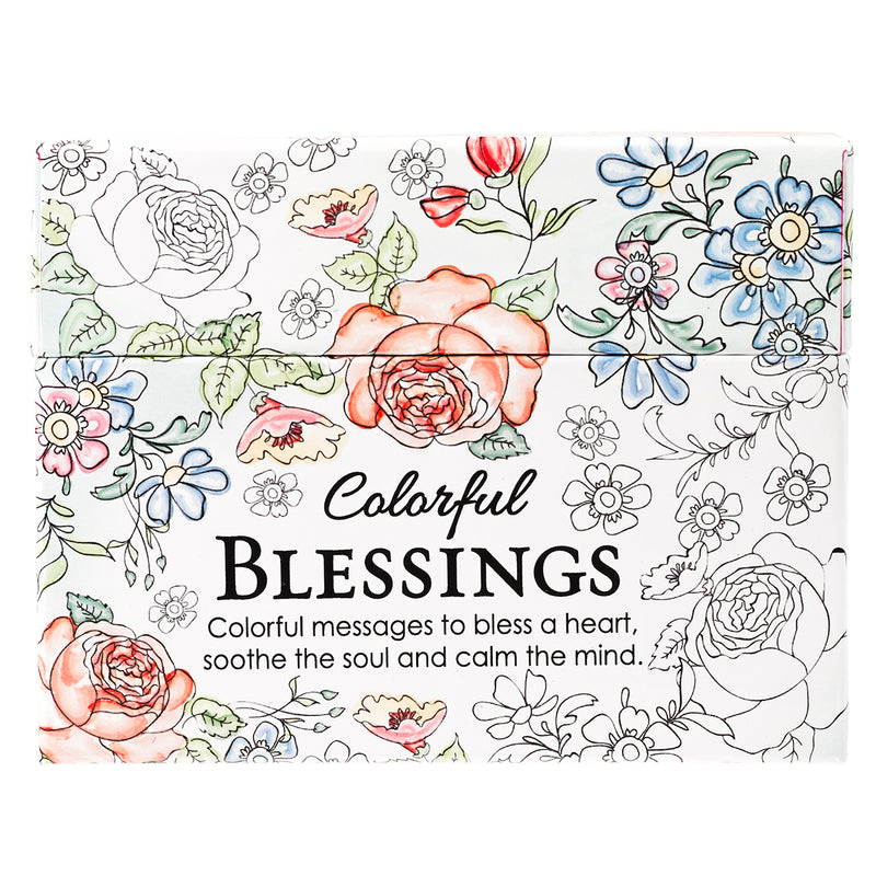 Colorful Blessings Box of Coloring Cards