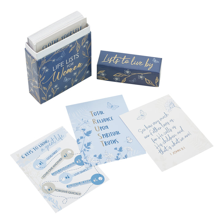 Life Lists for Women -Promise And Prayer Cards