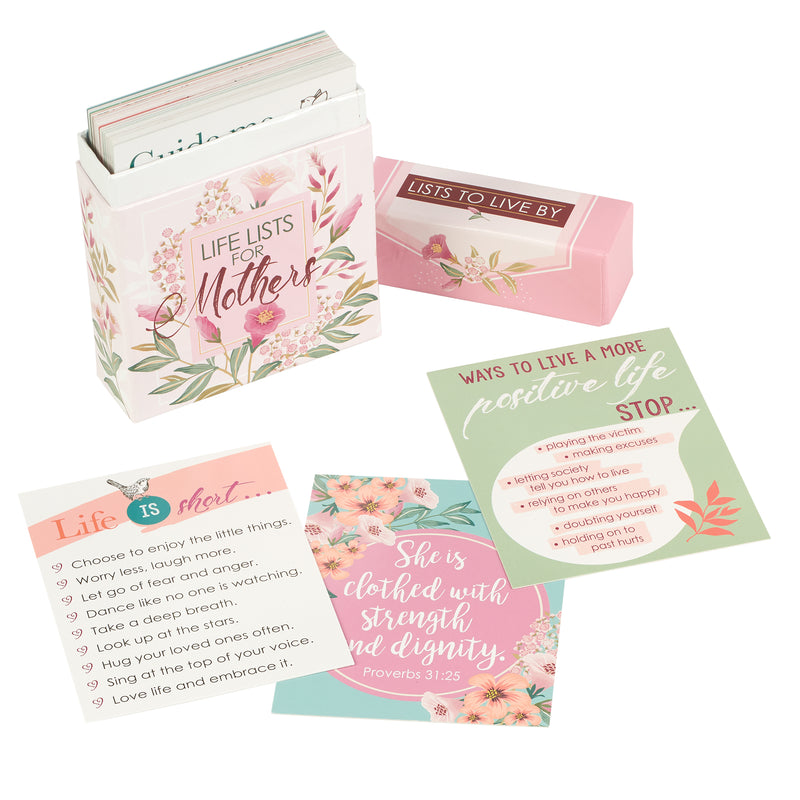 Life Lists for Mothers - Inspirational Boxed Promise And Prayer Cards