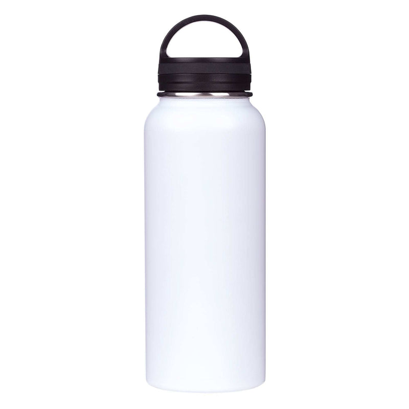 Amazing Grace White Stainless Steel Water Bottle