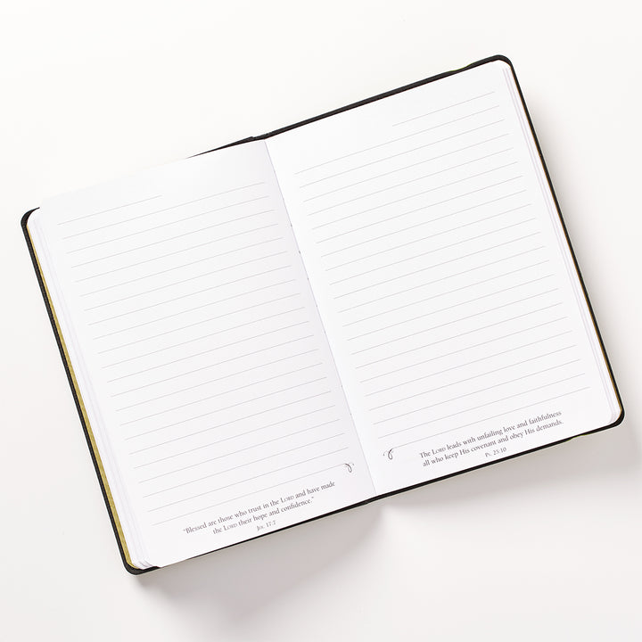 Green Faux Leather Journal | My Strength and Song - Psalm 118:24 - Journal