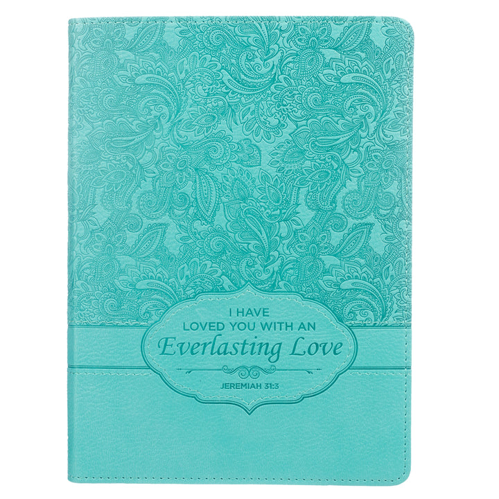 Teal Faux Leather Journal - Journal