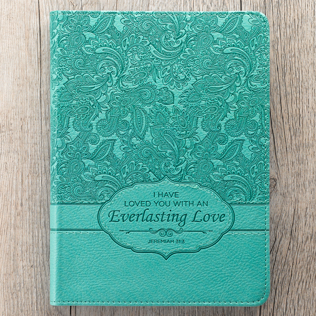 Teal Faux Leather Journal - Journal
