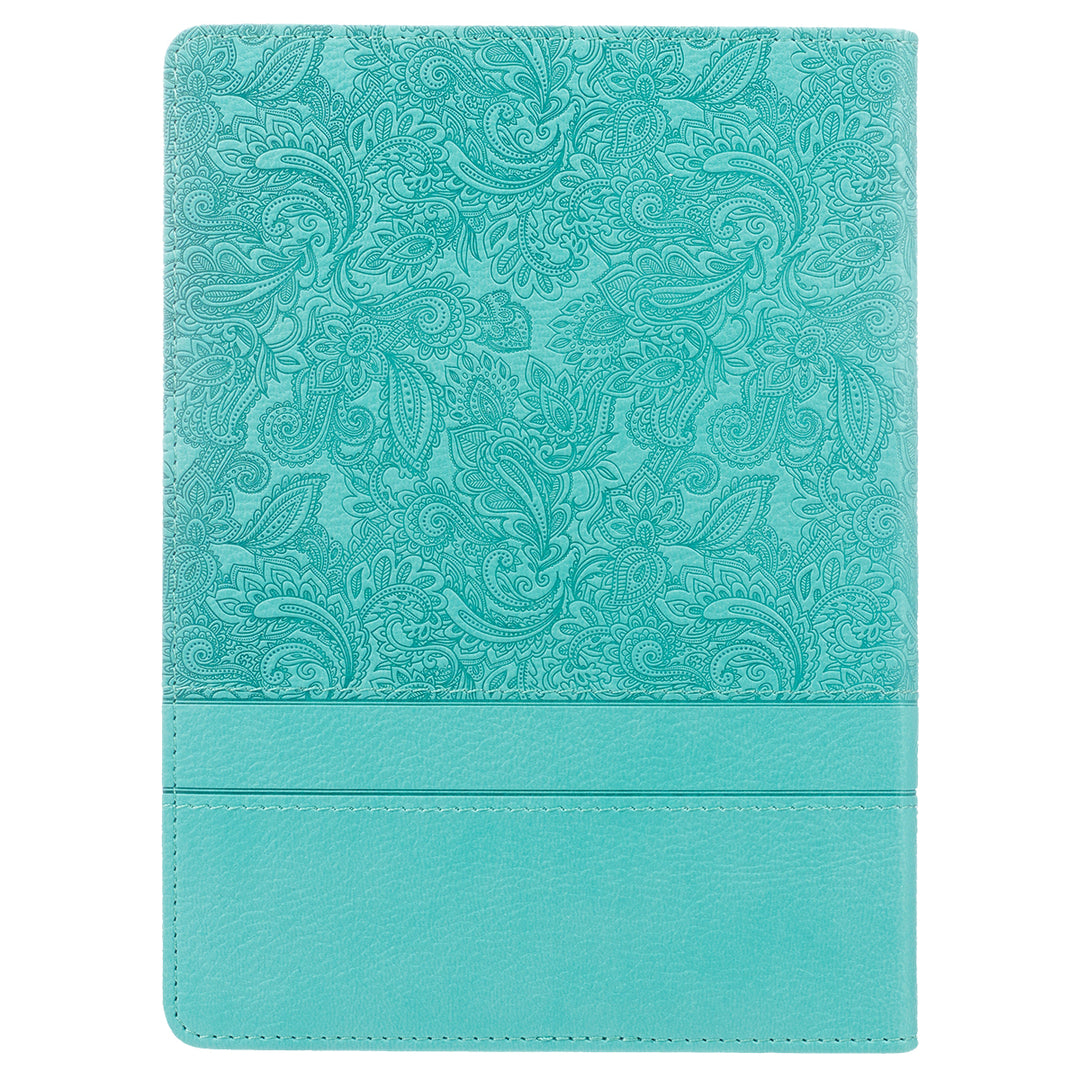 Teal Faux Leather Journal - Journal