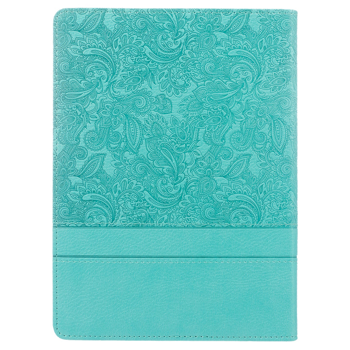 Teal Faux Leather Journal - Journal