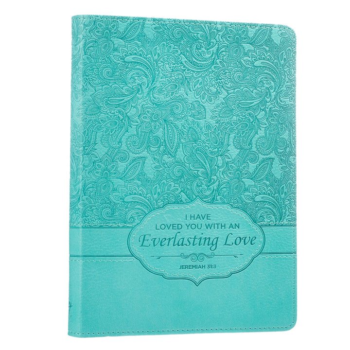 Teal Faux Leather Journal - Journal