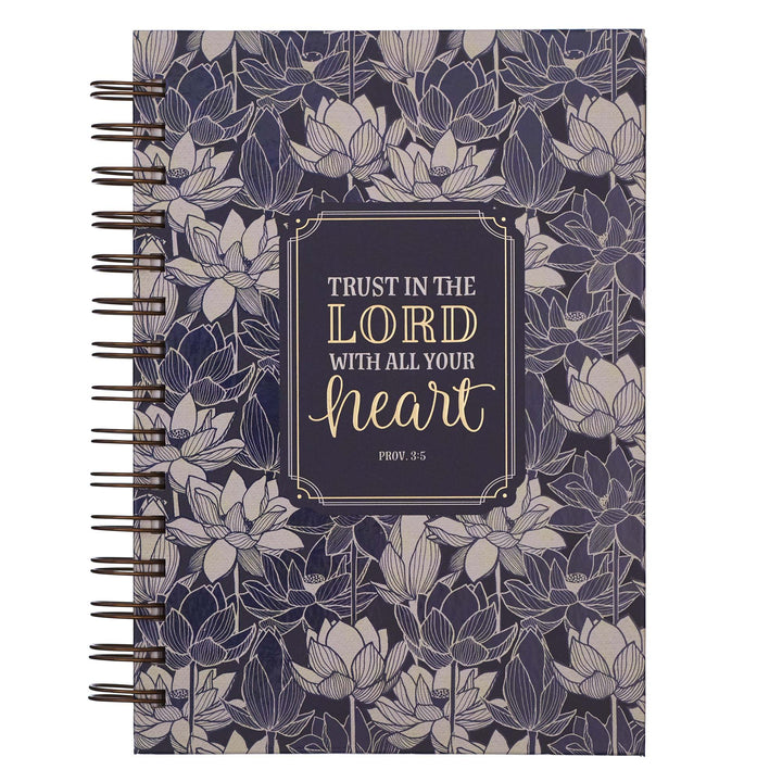 Trust In The LORD With All Your Heart - Wire bound Journal Prov 3:5