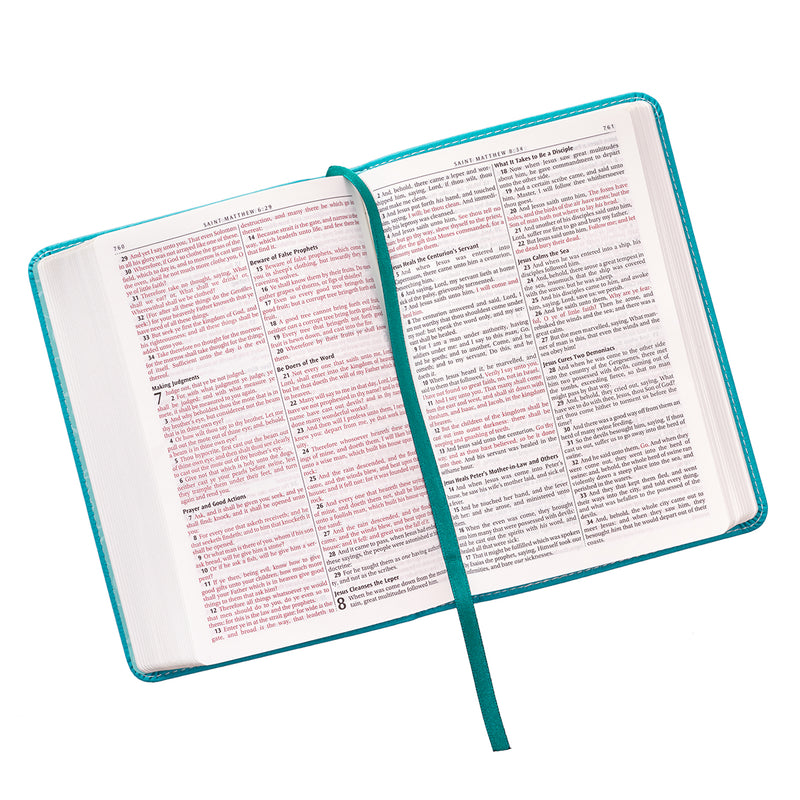 Turquoise King James Version Pocket Bible
