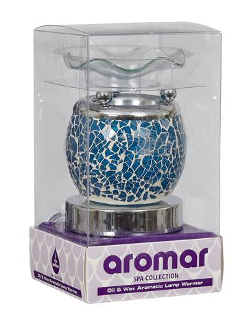 Mosaic Blue Oil Warmer