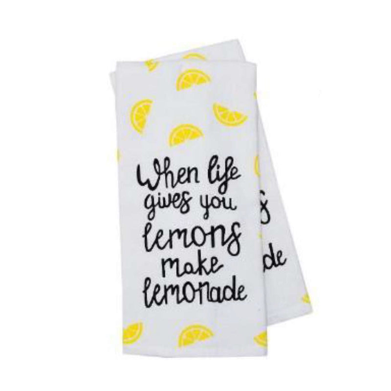 When Life Gives You Lemons Make Lemonade Fouta Printed Kitchen Towel 2 Pack